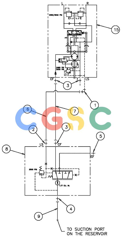 凯斯零件查询(FLX3510) - FLOATER (8/04-8/06) (06-007) - STEERING PUMP, HYDRAULIC GROUP Case Agriculture