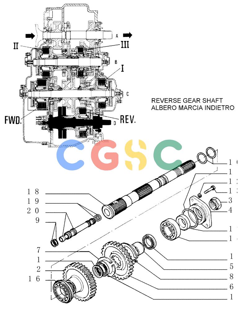 纽荷兰零件查询(FD145) - CRAWLER DOZER (N.A. VERSION) (10/98-) (1.211[23]) - TRANSMISSION - COMPONENTS New Holland Constructuion