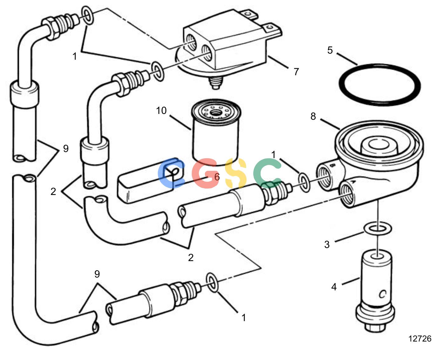沃尔沃零件查询5.0GLPWTR; 5.0GiPWTR; 5.7GSIPWTR; 5.7GSPWTR; 5.7GSiPWTRCEEngineRemote Oil FilterEPC Volvo Penta Parts catalog