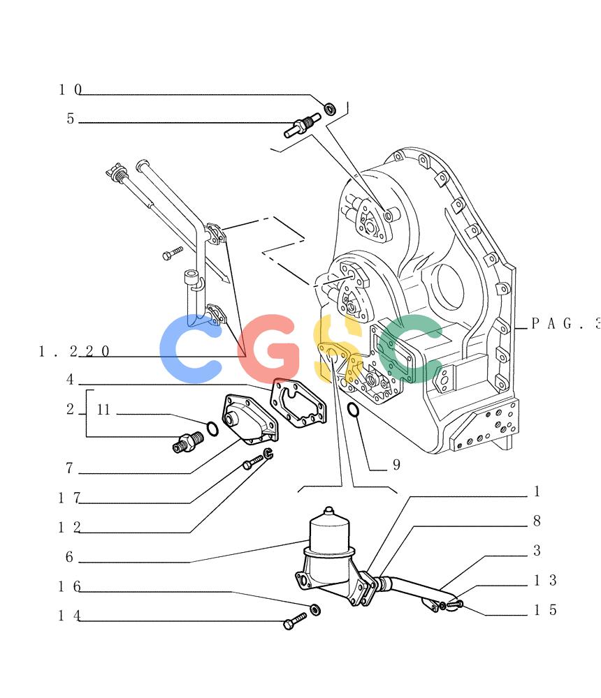 纽荷兰零件查询(DC180PS) - CRAWLER DOZER (11/00-) (1.211[05]) - TRANSMISSION - COMPONENTS New Holland Constructuion