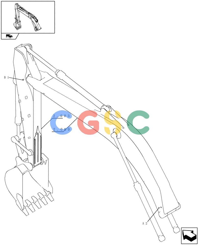 纽荷兰零件查询(E235BSR) - CRAWLER EXCAVATOR (5/07-) (5.0012[01]) - CAP ASSY New Holland Constructuion