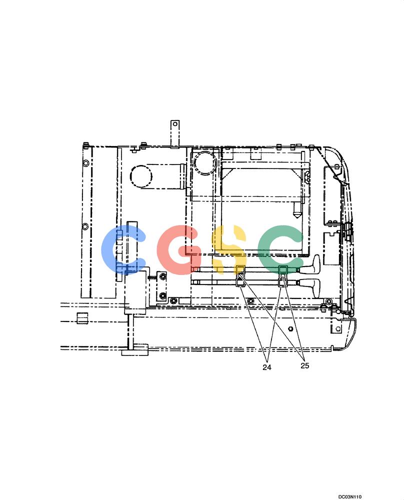 纽荷兰零件查询(EH160) - CRAWLER EXCAVATOR (9/03-) (09 -20[00]) - CONTROLS - OPERATORS COMPARTMENT New Holland Constructuion