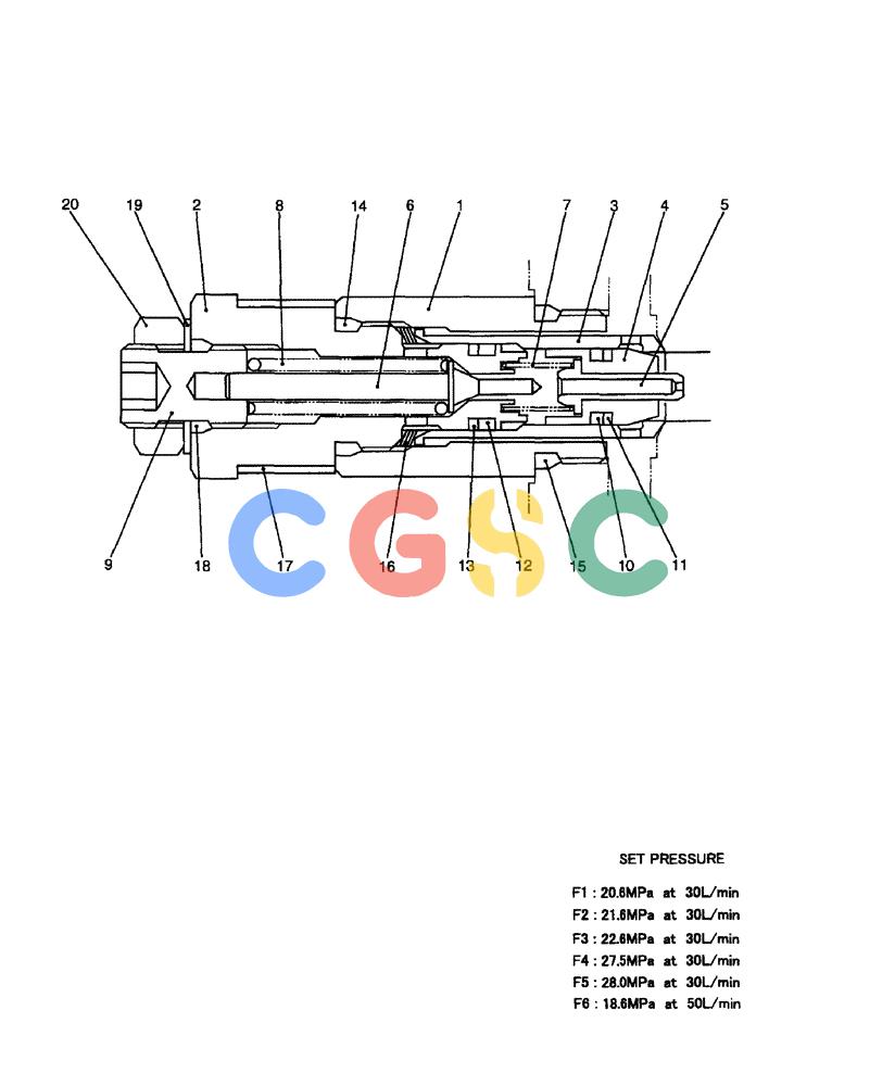 纽荷兰零件查询(EH80) - MIDI CRAWLER EXCAVATOR ASN LF04-02000 (N4TA18001 thru N4TA18010, ASN N5TA18011 -) (NA) (1/ (204) - VALVE ASSEMBLY, RELIEF New Holland Constructuion