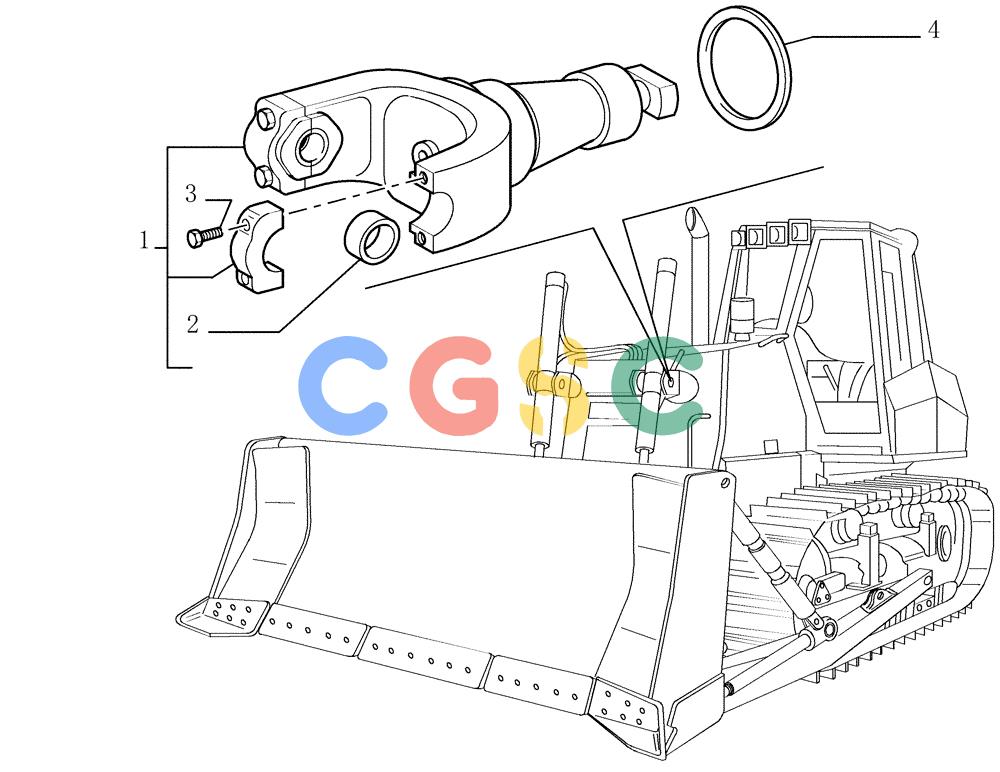 纽荷兰零件查询(DC150.B) - CRAWLER DOZER TIER 2 (3/03-) (2.342[01]) - STRUTS New Holland Constructuion