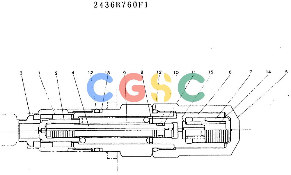 神钢零件查询(MD240BLC) - EXCAVATOR ASN LL1488 (1/80-12/06) (11-007) - VALVE ASSY, RELIEF Kobelco