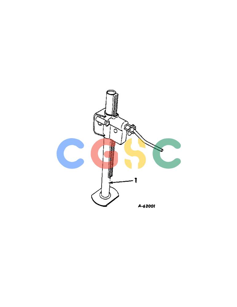 凯斯零件查询(57) - INTERNATIONAL HARVESTER RECTANGULAR BALER (1/57-12/72) (A-12[A]) - LIFTING JACK, 2598L UP Case Agriculture