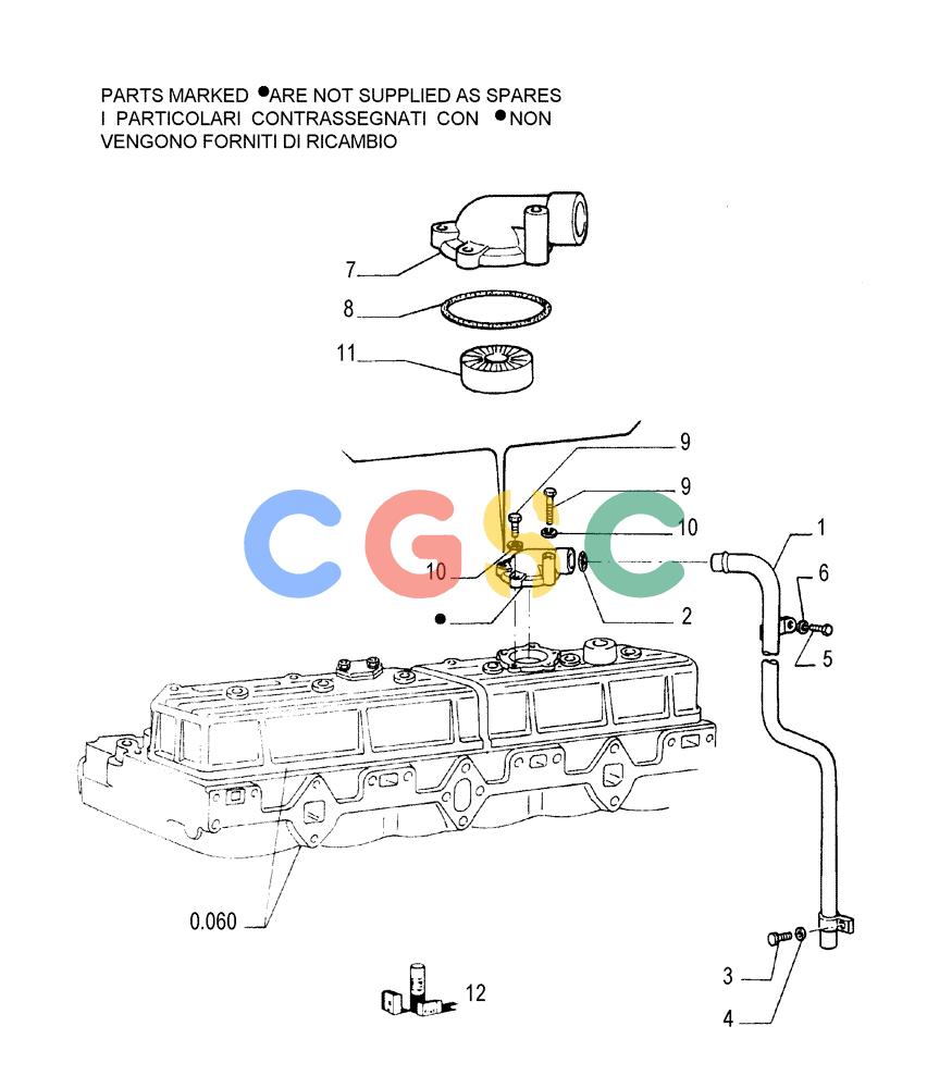 纽荷兰零件查询(FD175) - CRAWLER DOZER (N.A. VERSION)(S/N 061640 & AFTER) (1/93-) (0.045[01]) - BREATHER - ENGINE New Holland Constructuion