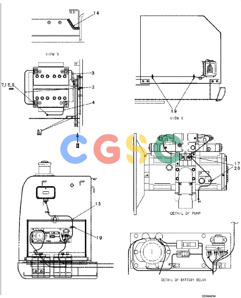 纽荷兰零件查询(E160) - CRAWLER EXCAVATOR (N.A.) (1/06-) (04 -08[00]) - HARNESS ASSY, UPPERSTRUCTURE (STD) New Holland Constructuion