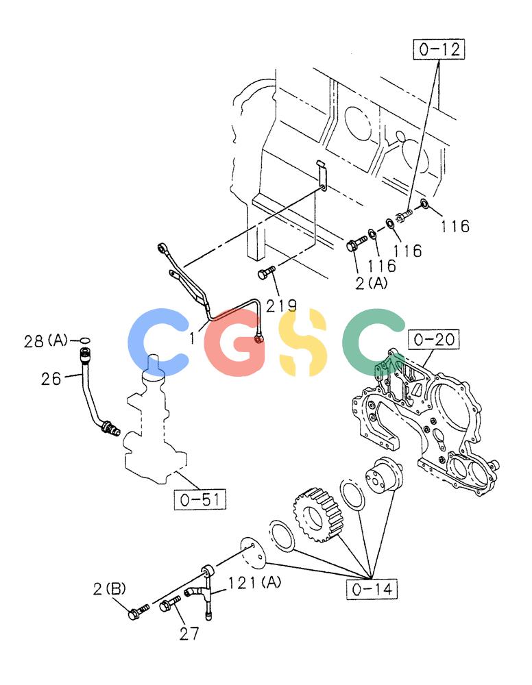 纽荷兰零件查询(EH70) - MIDI CRAWLER EXCAVATOR (N.A.) (1/05-) (201) - OIL SYSTEM, ENGINE New Holland Constructuion