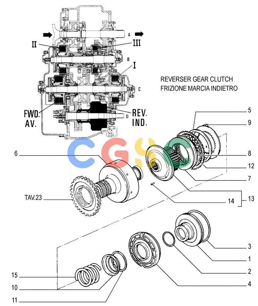 纽荷兰零件查询(FL145) - CRAWLER LOADER (N.A. VERSION) (11/98-) (1.211[22]) - TRANSMISSION - COMPONENTS New Holland Constructuion
