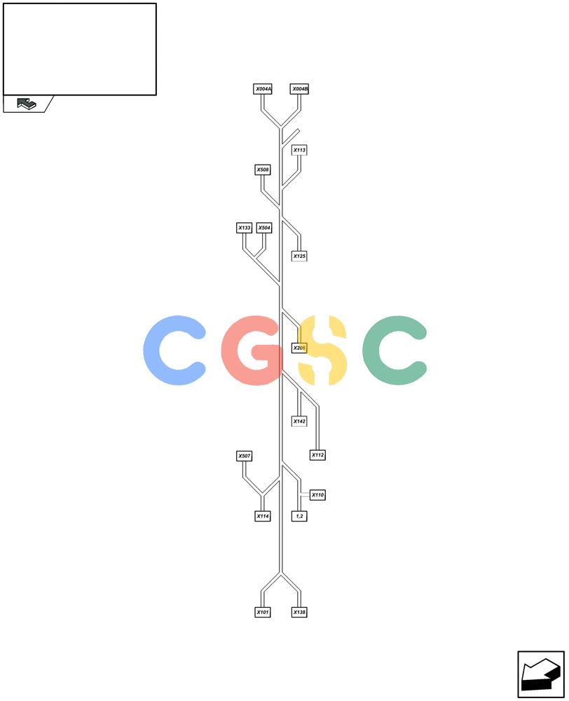 凯斯零件查询(LBX432S) - BIG RECTANGULAR BALER (3/03-12/08) (06.59[01]) - CABLE HARNESS : 84460026 - F480499 Case Agriculture