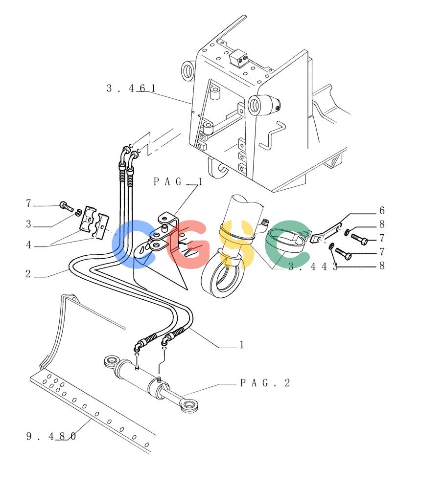 纽荷兰零件查询(DC150.B) - CRAWLER DOZER TIER 2 (3/03-) (9.440[03]) - PAT CYLINDERS 7 ROLLERS - OPTIONAL CODE 784180031 - VERSION (01) New Holland Constructuion