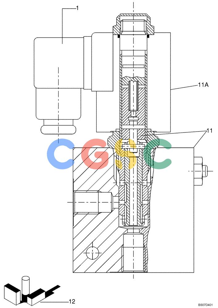 纽荷兰零件查询(DC100) - CRAWLER DOZER (N.A. VERSION) (4/00-) (3.440[02]) - POWER VALVES DC70 - DC80 - DC100 New Holland Constructuion