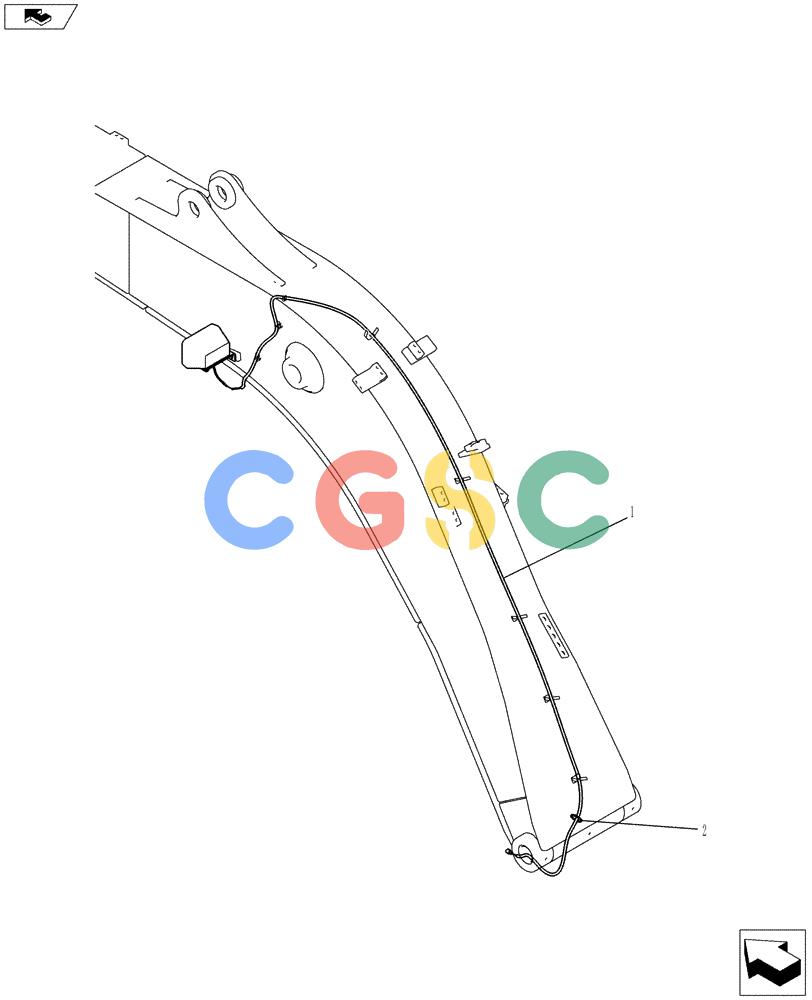 神钢零件查询(ED150-2) - BLADE RUNNER EXCAVATOR/DOZER ASN LH01-01001 (1/09-12/12) (03-003[00]) - HARNESS ASSEMBLY, BOOM Kobelco