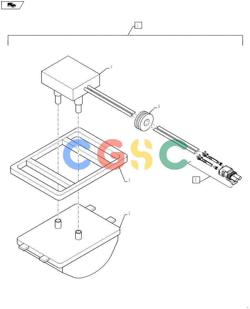 凯斯零件查询(810) - FLEX-AIR APPLICATOR - 2012 (2/12-) (55.404.01) - METERING/CO-AP LIGHT ASSEMBLY Case Agriculture