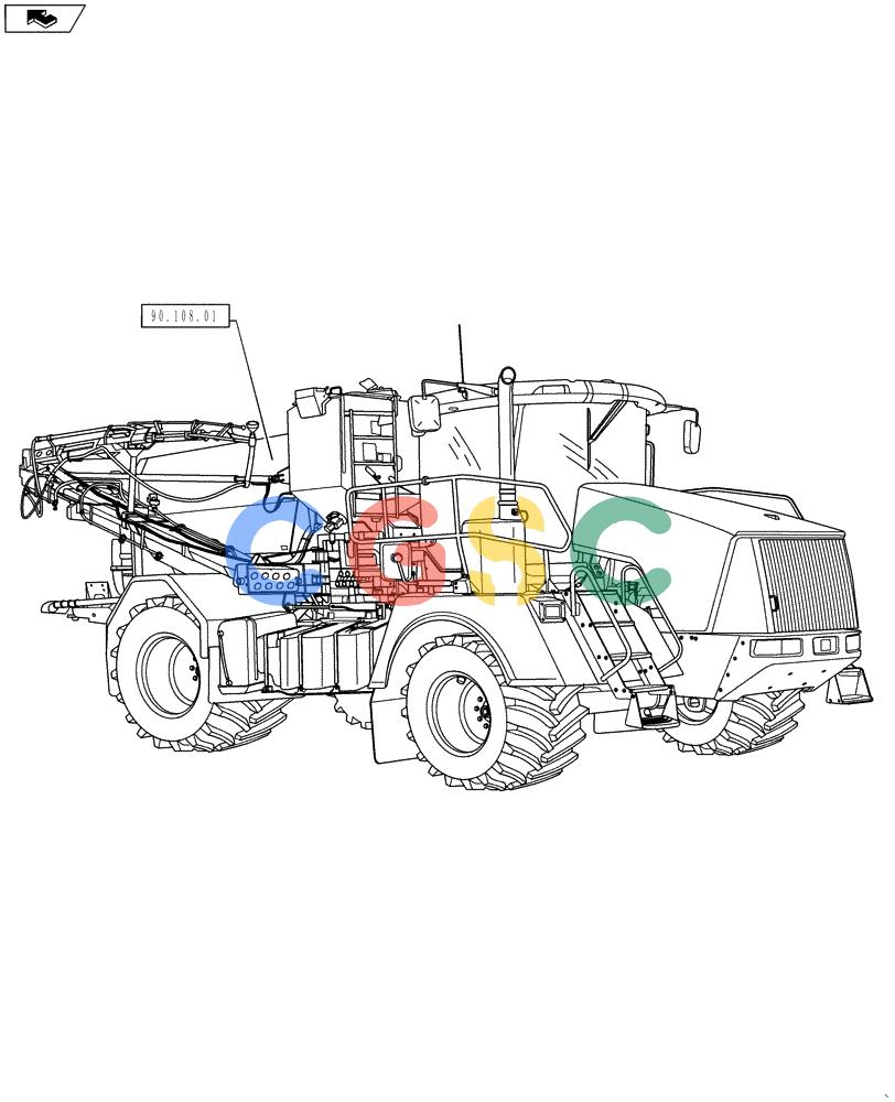 凯斯零件查询(810) - FLEX-AIR APPLICATOR - 2012 (2/12-) (90.000.00) - SECTION INDEX - DECALS Case Agriculture