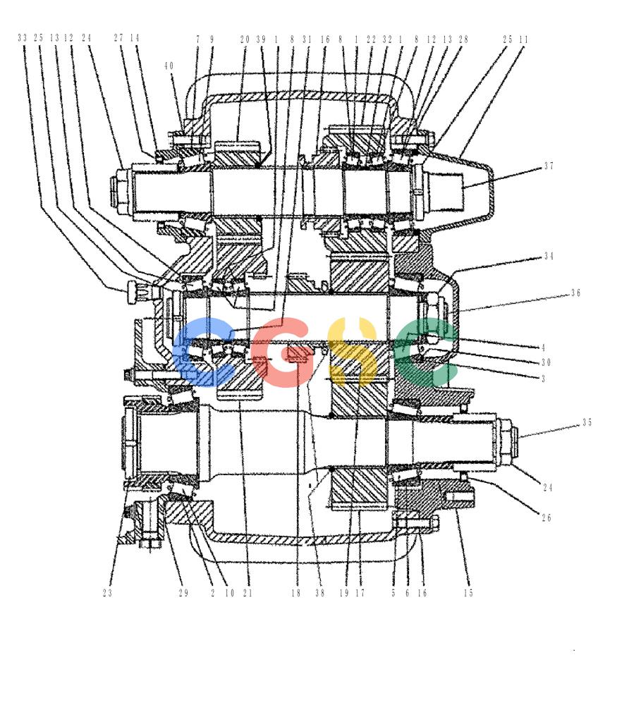 凯斯零件查询(FLX3510) - FLOATER (8/04-8/06) (03-005) - TRANSFER CASE, SERVICE PARTS Case Agriculture