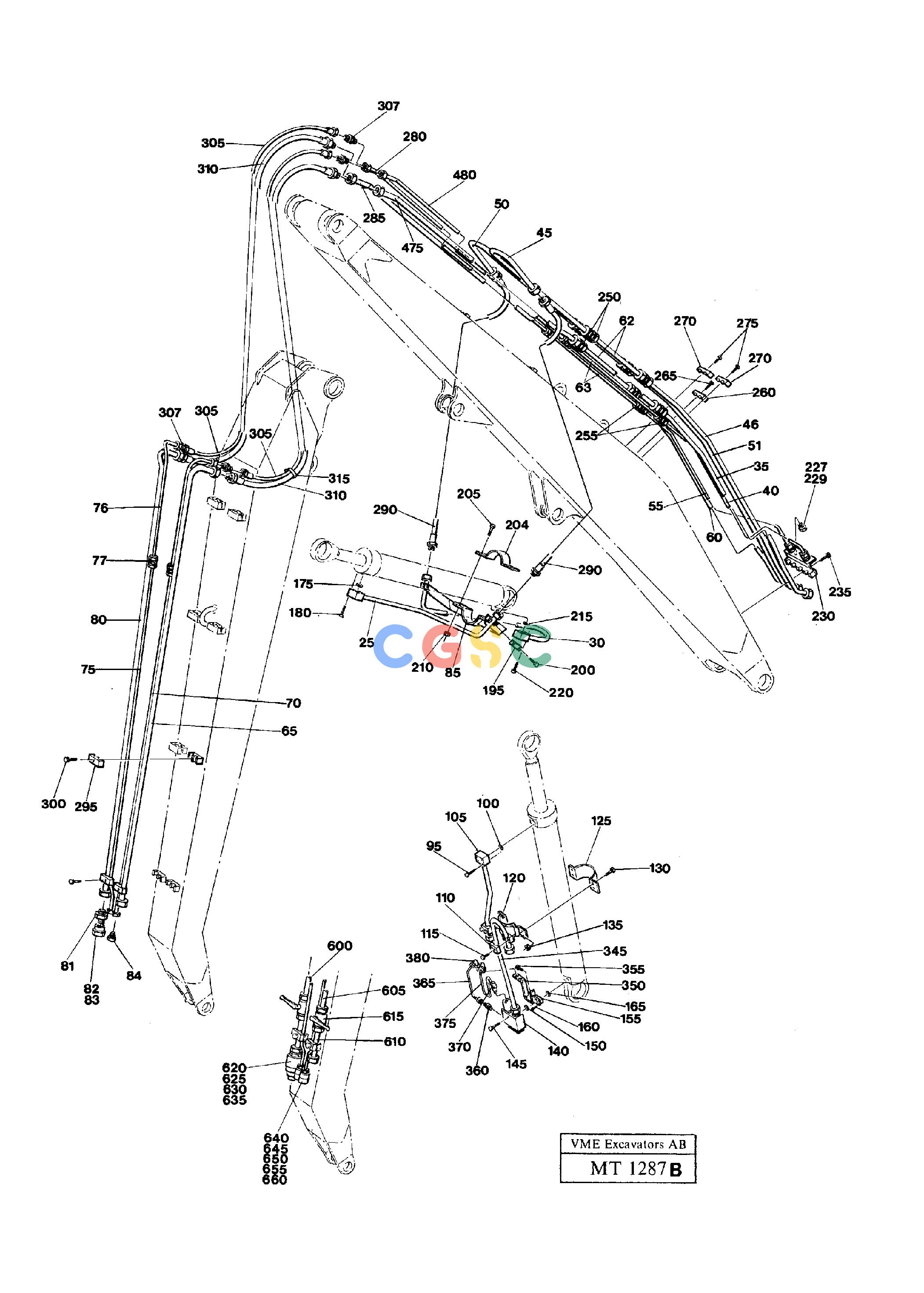 沃尔沃零件查询EW230 ÅKERMAN Materials handling equipmboom 6.0m dipper 4.4m/ boom 6.75m dipper 5.15mÅKERMAN EW230 SER NO - 144714258081 6.0M-14258084 6.75MVOE14258081NoneAutodata Volvo online