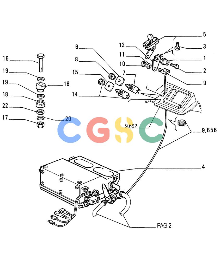 纽荷兰零件查询(FD255) - CRAWLER DOZER (N.A. VERSION) (7/95-) (9.665[01]) - AIR CONDITIONING - OPTIONAL CODE 76020595 New Holland Constructuion