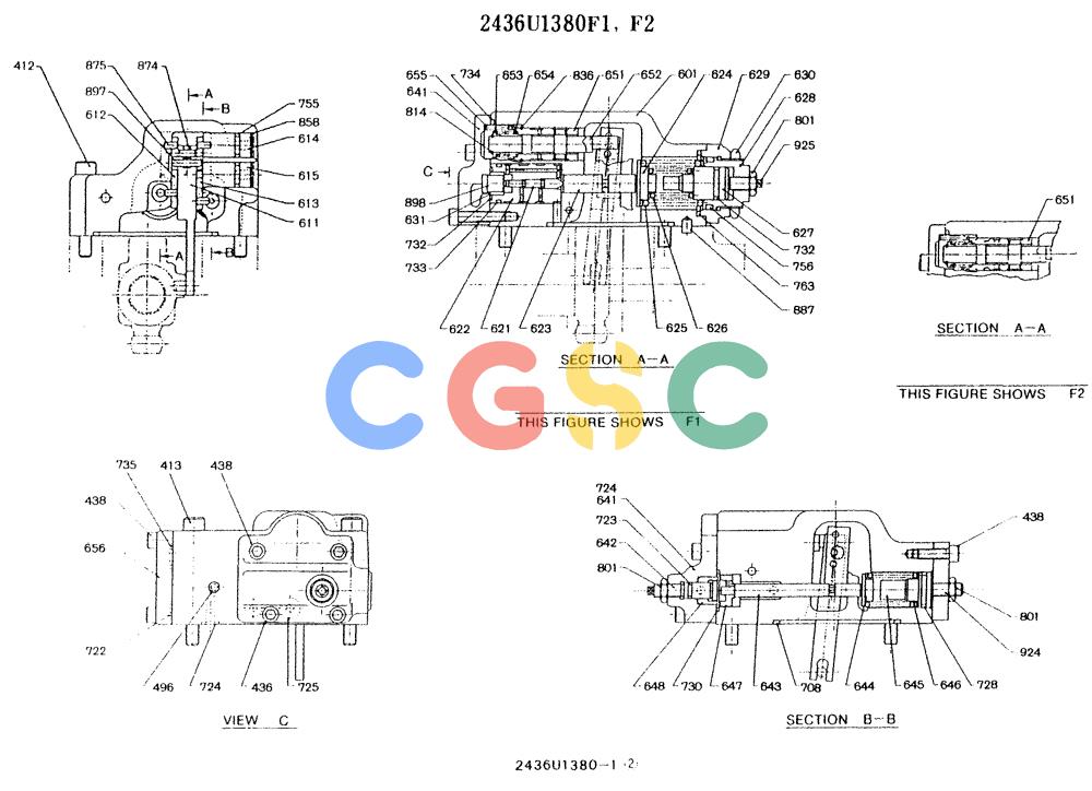 神钢零件查询(K912LC) - MARK II EXCAVATOR ASN YC0301-0737 (1/88-12/03) (11-032) - REGULATOR ASSY Kobelco
