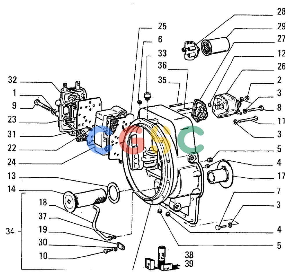 纽荷兰零件查询(FL5B) - CRAWLER LOADER (B2.01[001]) - TRANSMISSION New Holland Constructuion