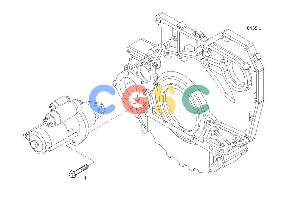 神钢零件查询(F4GE9484D J601) - ENGINE - 5801370290 - 84301930.. (1/07-12/07) (3620.000) - STARTER INSTALLATION Kobelco