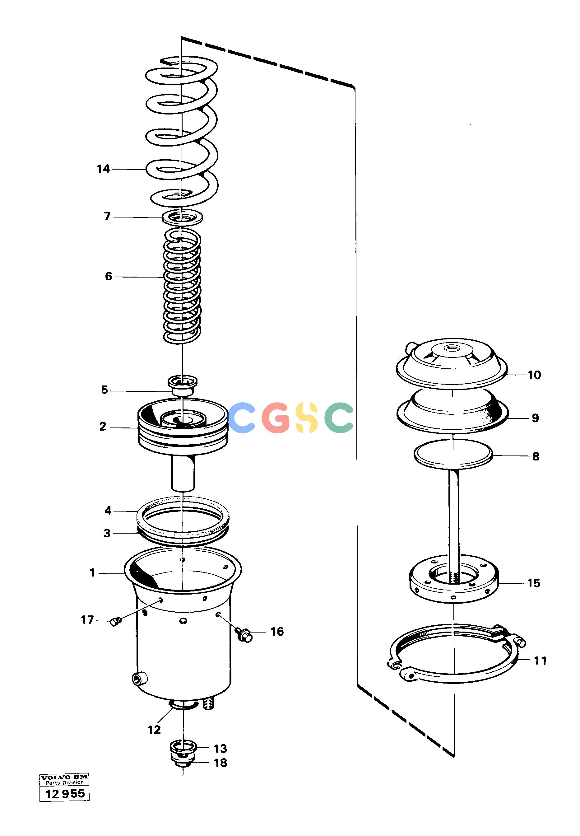 沃尔沃零件查询A25 VOLVO BM Brake cylinderVOLVO BM A25 NoneNoneNoneAutodata Volvo online