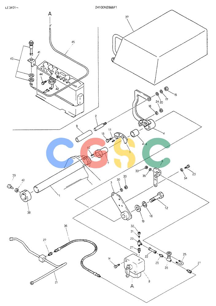 神钢零件查询(K903B) - EXCAVATOR ASN LE3401 (1/85-12/03) (04-008) - ALARM, OVER LOAD (FOR EXPORT) Kobelco