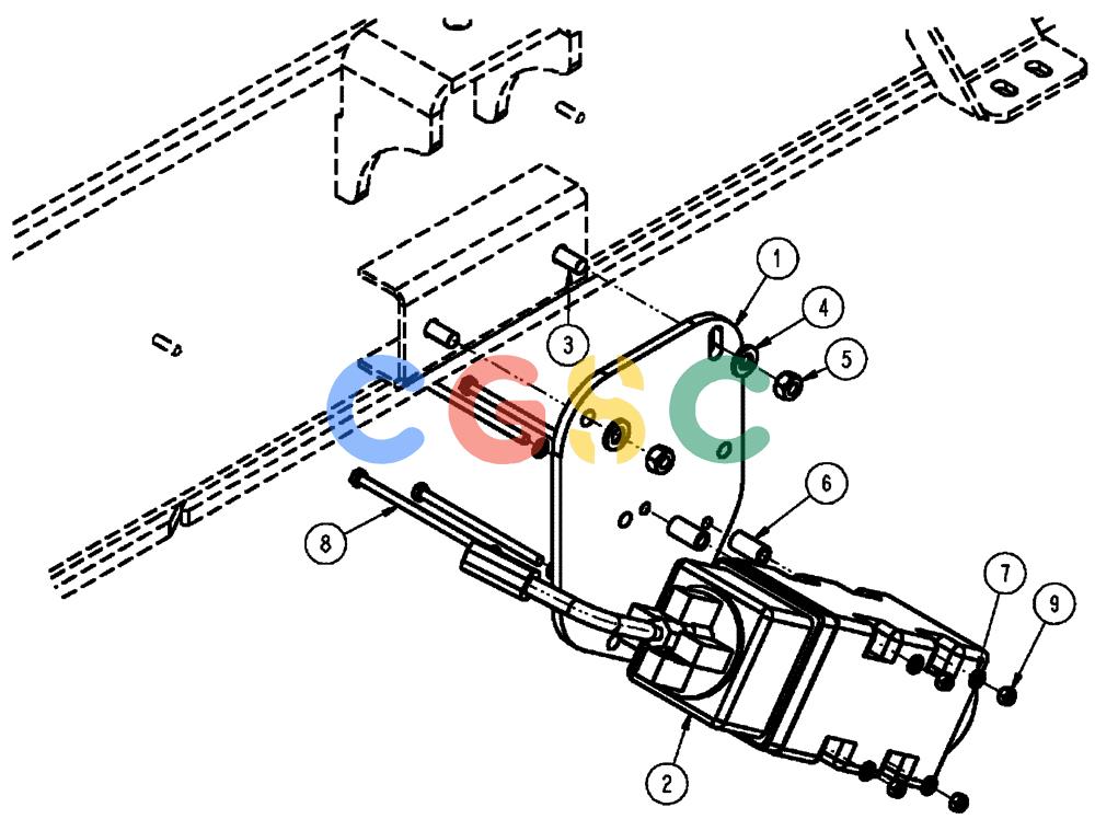 凯斯零件查询(FLX3510) - FLOATER (8/04-8/06) (08-012) - SPEED SENSOR GROUP Case Agriculture