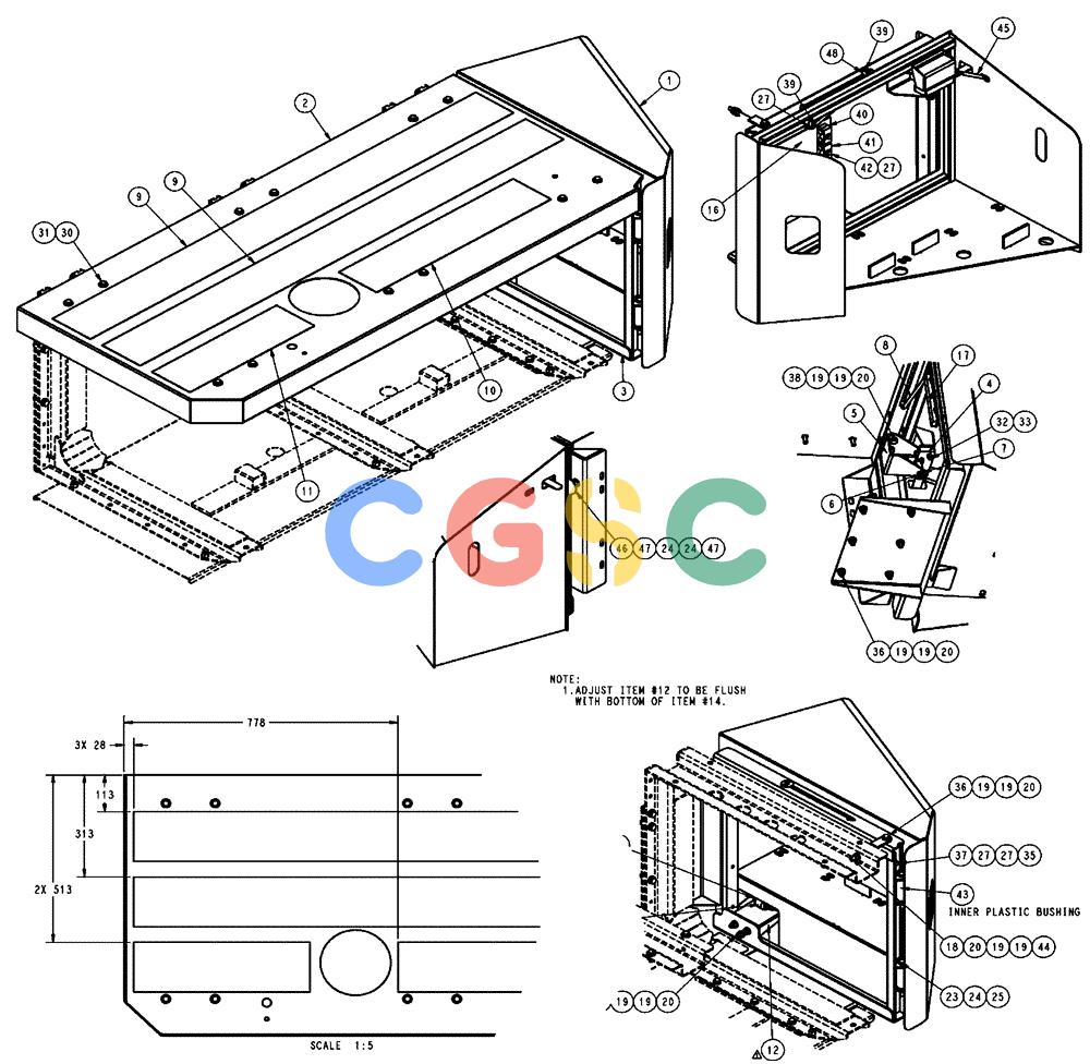 凯斯零件查询(FLX3510) - FLOATER (8/04-8/06) (04-013) - WALKWAY GROUP, CS Case Agriculture