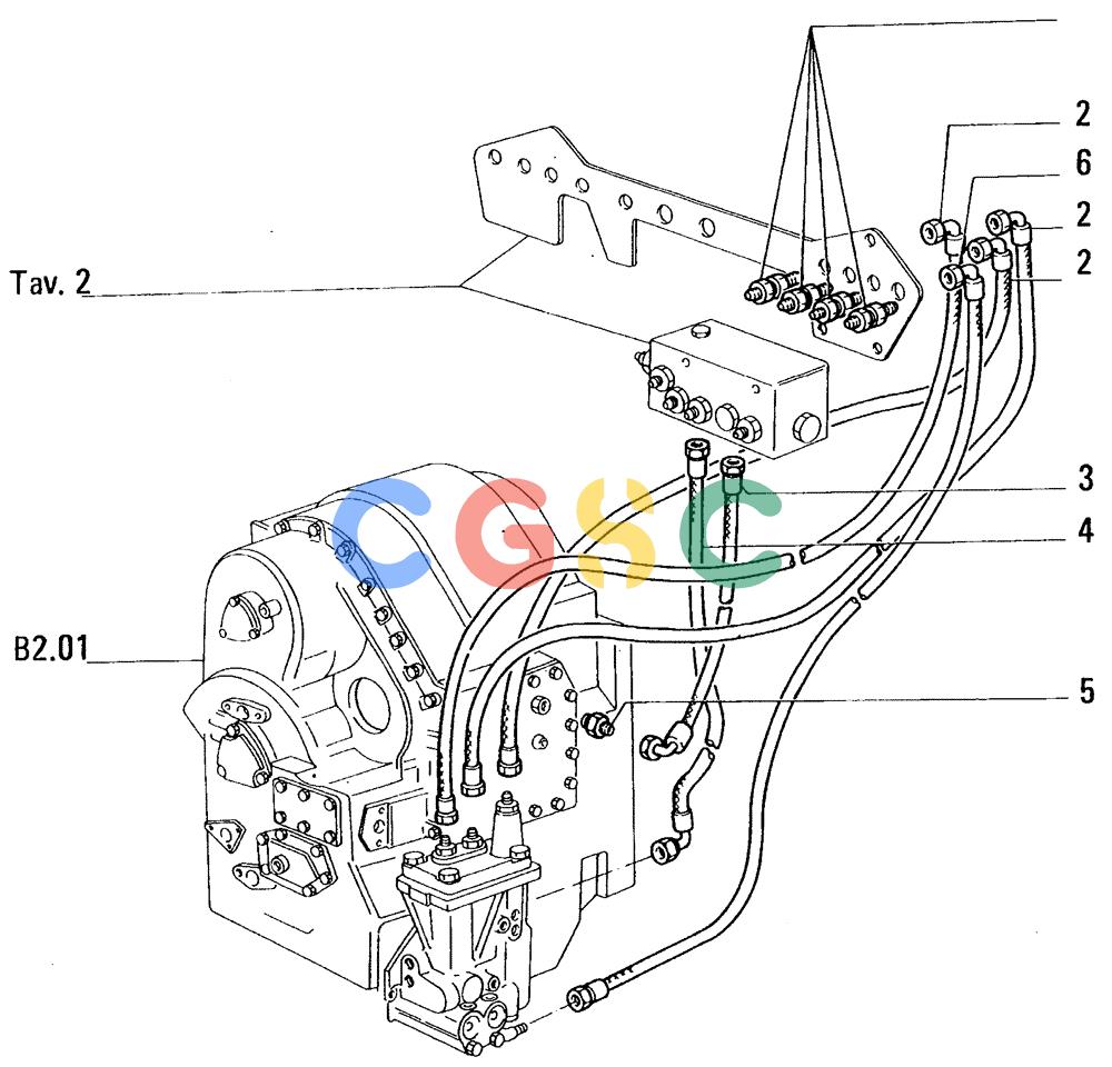 纽荷兰零件查询(FL14E) - CRAWLER LOADER (B2.30[003]) - TRANSMISSION HYDRAULIC CONTROL New Holland Constructuion