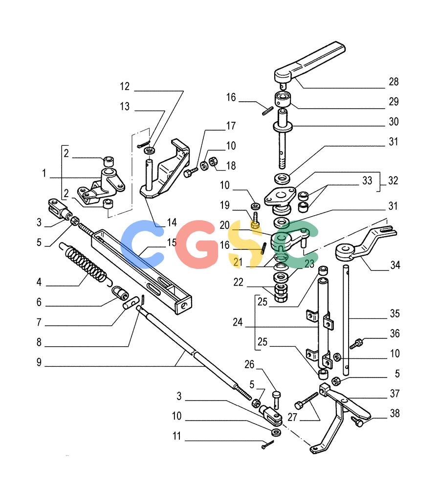 纽荷兰零件查询(FL145) - CRAWLER LOADER (N.A. VERSION) (11/98-) (0.520[02]) - ACCELERATOR CONTROLS New Holland Constructuion