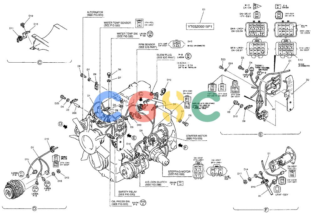 纽荷兰零件查询(E70) - MIDI CRAWLER EXCAVATOR (NA) (1/06-) (079) - HARNESS ASSEMBLY New Holland Constructuion