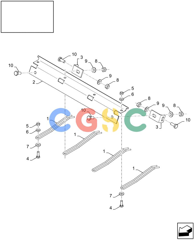 凯斯零件查询(LBX332S) - BIG RECTANGULAR BALER (3/03-12/08) (18.84112219[01]) - DIA : NEEDLE CLEANING KIT Case Agriculture