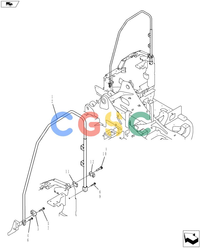 神钢零件查询(ED150-2) - BLADE RUNNER EXCAVATOR/DOZER ASN LH01-01001 (1/09-12/12) (01-069[02]) - GUARD INSTALLATION Kobelco