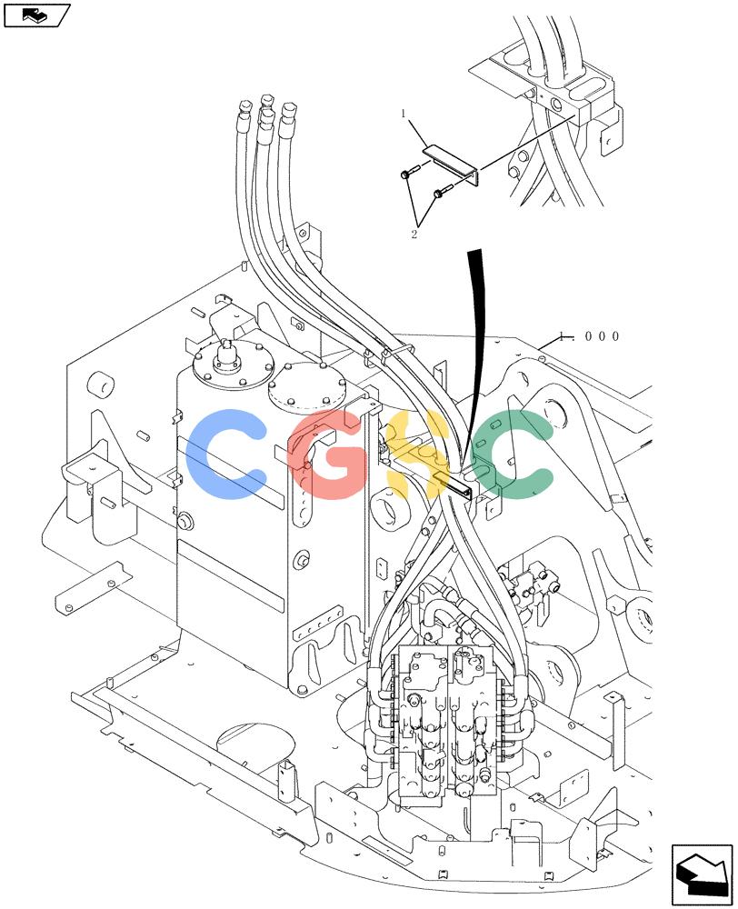 纽荷兰零件查询(E235BSR) - CRAWLER EXCAVATOR (5/07-) (1.054[13]) - PUMP/CONTROL VALVE PIPING - EXTRA, NIBBLER & BREAKER New Holland Constructuion