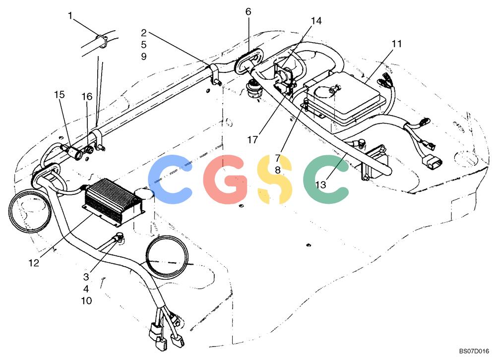 纽荷兰零件查询(D150B) - CRAWLER DOZER TIER 3 (HYDRO) (10/07-) (04-14) - HARNESS, MICROCONTROLLER New Holland Constructuion