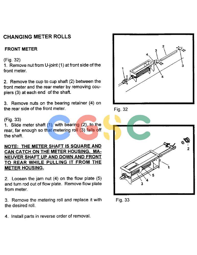 凯斯零件查询(2400) - CONCORD AIR SYSTEM (1/96-12/99) (B14) - CHANGING METER ROLLS Case Agriculture