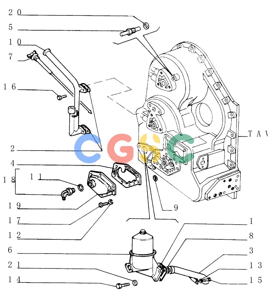 纽荷兰零件查询(FD145) - CRAWLER DOZER (N.A. VERSION) (10/98-) (1.211[05]) - TRANSMISSION - COMPONENTS New Holland Constructuion