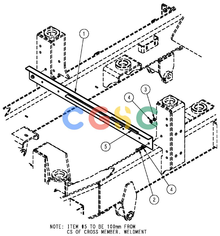 凯斯零件查询(FLX4010) - FLOATER (8/04-8/06) (04-014) - BRACKET, LINES GROUP Case Agriculture