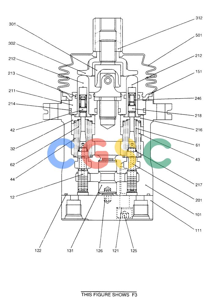 纽荷兰零件查询(EH70) - MIDI CRAWLER EXCAVATOR (N.A.) (1/05-) (125) - VALVE ASSEMBLY, PILOT New Holland Constructuion