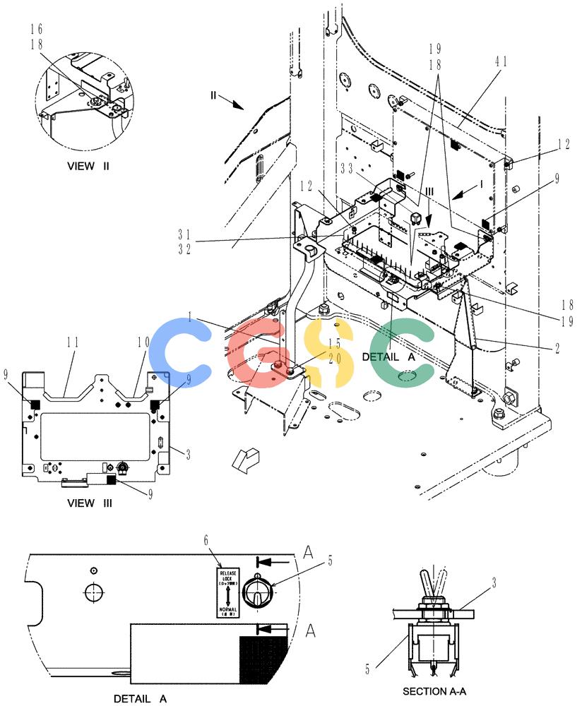 纽荷兰零件查询(E215B) - CRAWLER EXCAVATOR - TIER 3 (ROPS CAB) ASN NBDA21800 (6/13-) (01-054[00]) - CONTROLLER INSTAL New Holland Constructuion