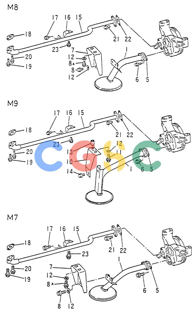 神钢零件查询(6D15) - MITSUBISHI DIESEL ENGINES - K907D & K907LC EXCAVATORS (1/86-12/06) (02-008[02]) - OIL STRAINER Kobelco
