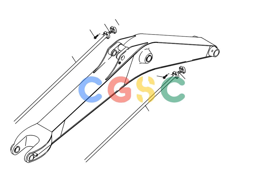 纽荷兰零件查询(EC160) - CRAWLER EXCAVATOR (4/99-) (60.200[001]) - HYDRAULIC SYSTEM MONOBLOC BOOM HAMMER ATTACHMT. (OPTION) (S/N 716001-UP) New Holland Constructuion