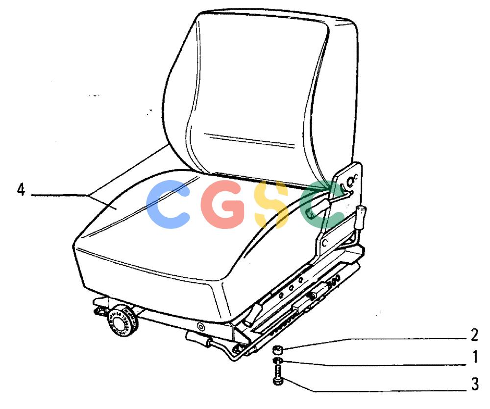 纽荷兰零件查询(FL5B) - CRAWLER LOADER (L6.01/3[001]) - DRIVER'S SEAT New Holland Constructuion