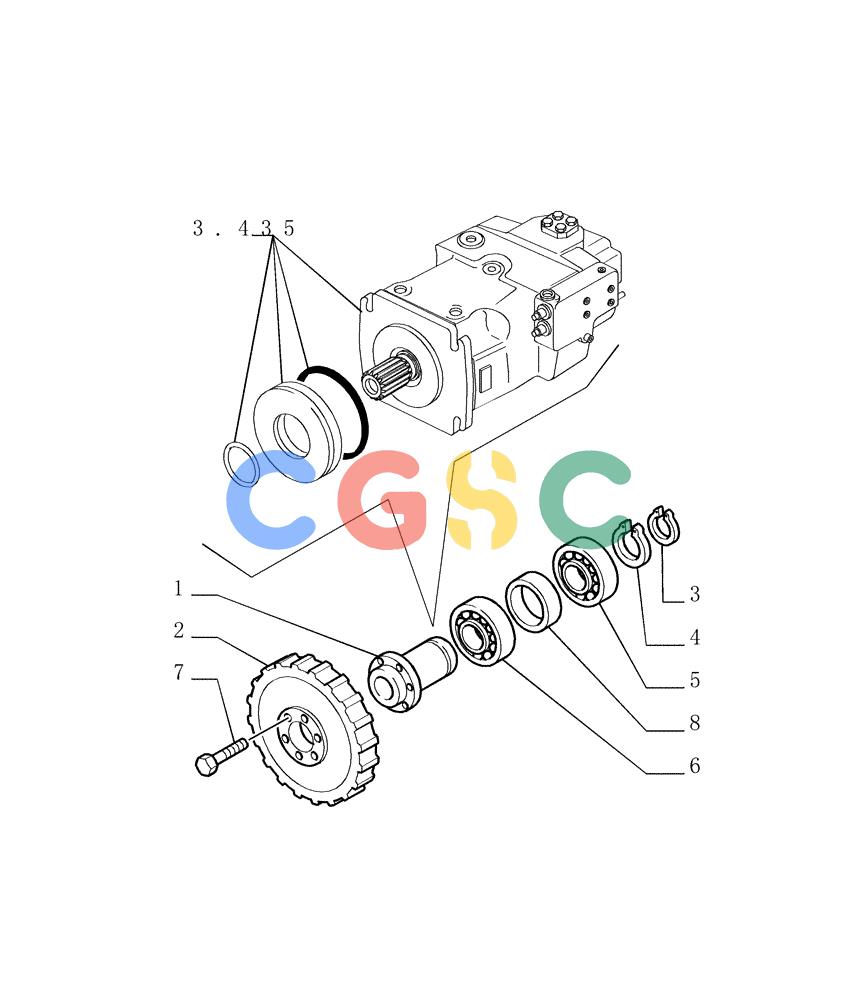 纽荷兰零件查询(DC150PS) - CRAWLER DOZER (1.200[05]) - UNIT TORQUE CONVERTER New Holland Constructuion