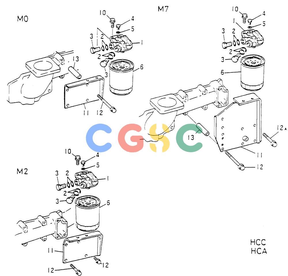 神钢零件查询(6D16-T) - MITSUBISHI DIESEL ENGINE - K907 & MD180LC (1/87-12/06) (03-019) - FUEL FILTER Kobelco