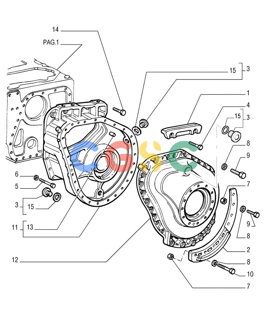 纽荷兰零件查询(FL175) - CRAWLER LOADER (N.A. VERSION) (6/92-) (1.277[02]) - REAR TRANSMISSION - CASE New Holland Constructuion