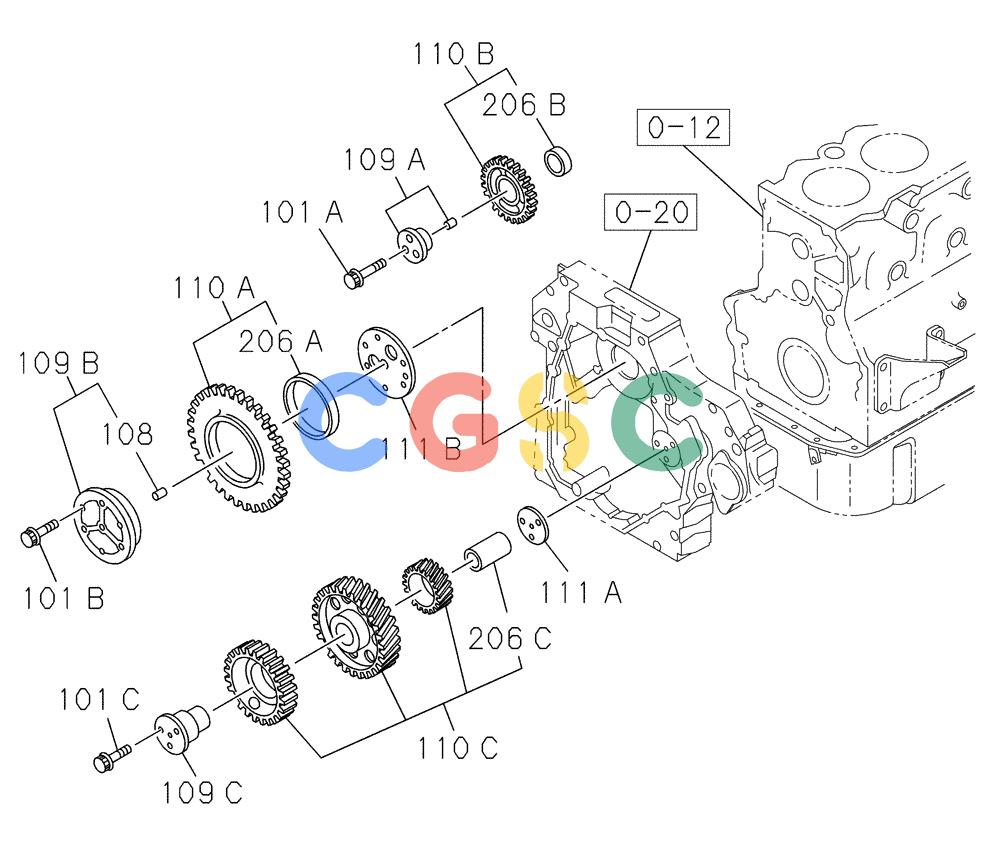 纽荷兰零件查询(E805) - CRAWLER EXCAVATOR TIER 3 (7/06-) (02-014-02[01]) - CAMSHAFT - VALVE MECHANISM New Holland Constructuion
