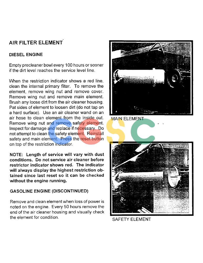 凯斯零件查询(2400) - CONCORD AIR SYSTEM (1/96-12/99) (B23) - AIR FILTER ELEMENT Case Agriculture